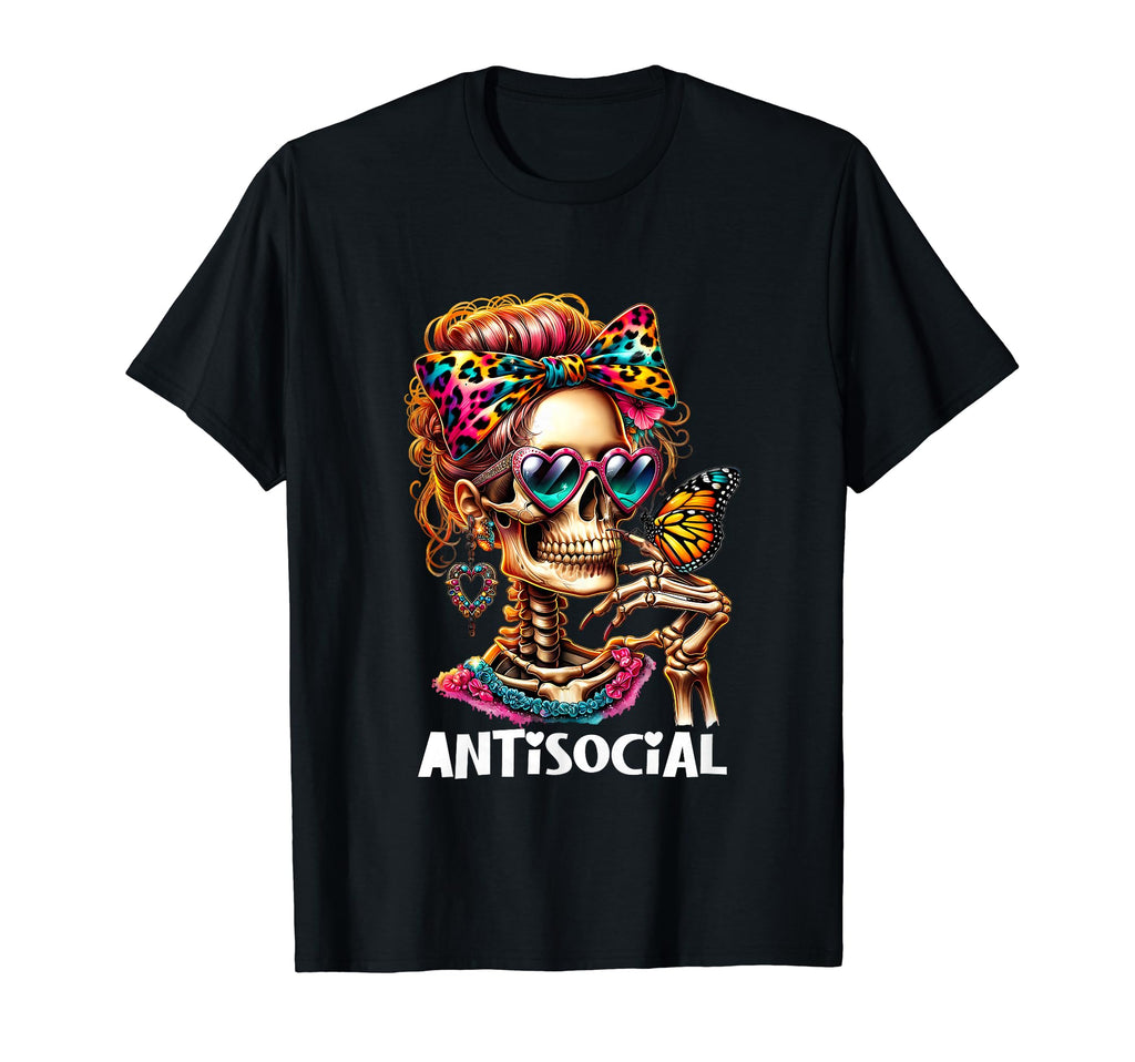 Antisocial Butterfly T-Shirt - Aesthetic Graphic for Adults - T-Shirt, Sweatshirt, Hoodie