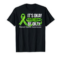 Its Okay To Not Be Okay Green Ribbon T-Shirt - Trendy Graphic for Adults - T-Shirt, Sweatshirt, Hoodie
