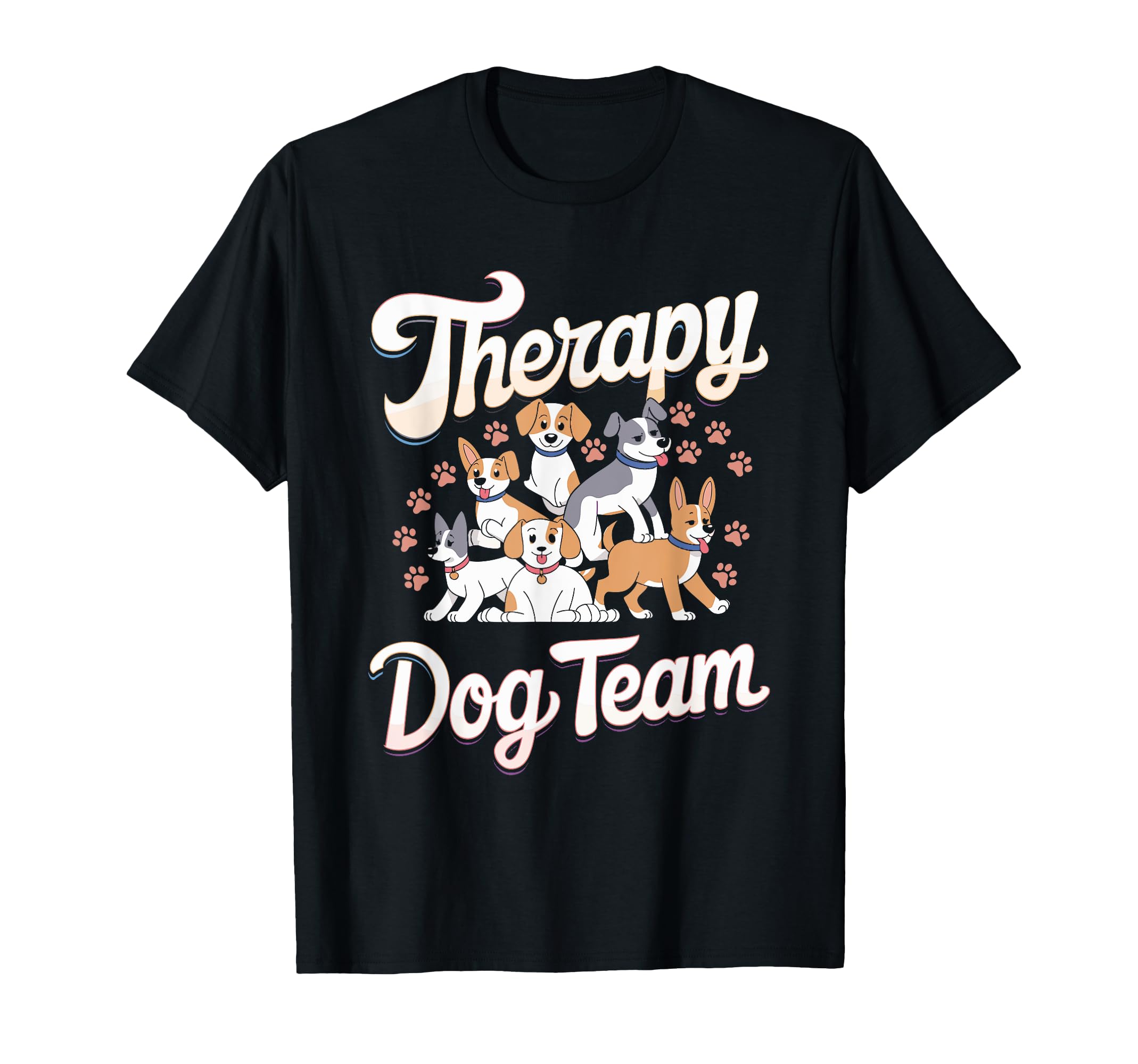 Therapy Dog Team Matching Therapy Dog T-Shirt - Minimalist Print Unisex - T-Shirt, Sweatshirt, Hoodie