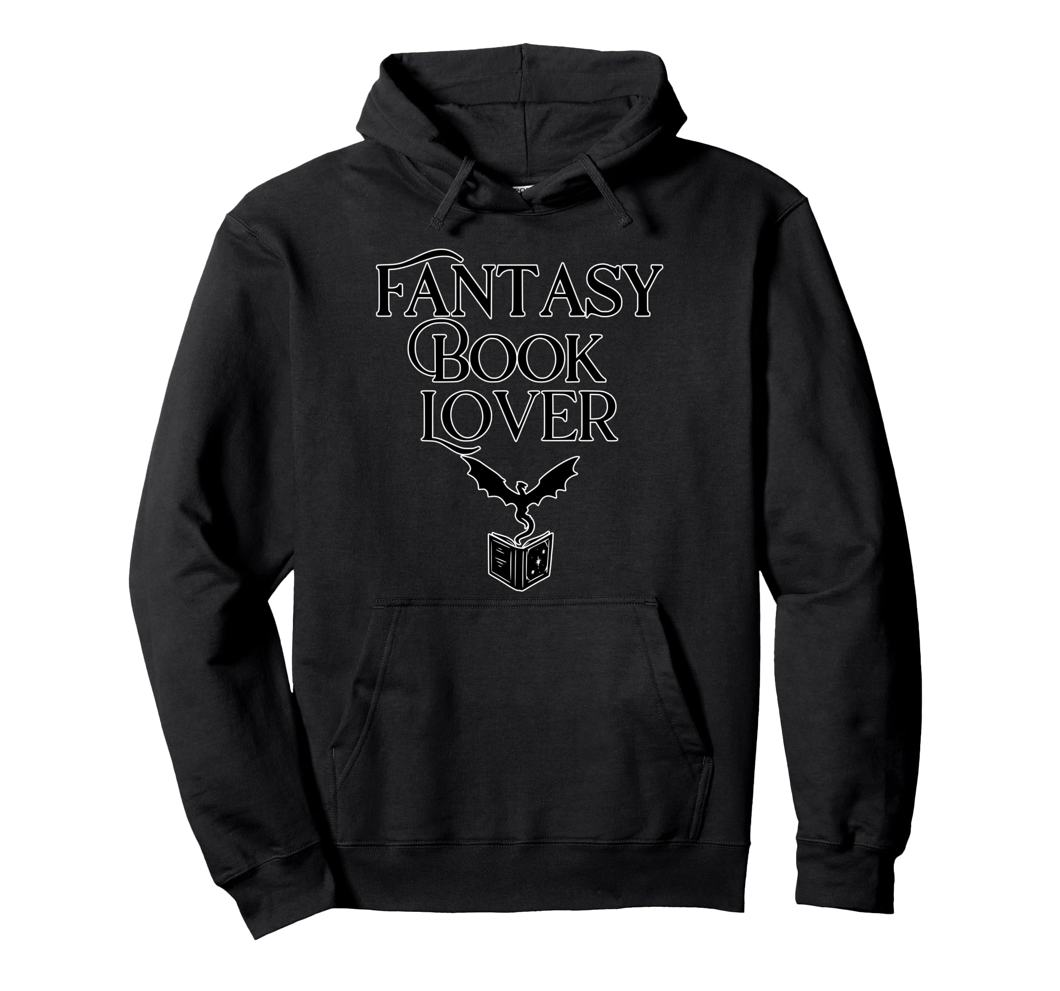 Fantasy Book Lover Dragons And Magic Hoodie - Streetwear Style for Adults - T-Shirt, Sweatshirt, Hoodie