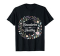 Boundaries Are Healthy Emotional T-Shirt - Fun Novelty Design for Adults - T-Shirt, Sweatshirt, Hoodie