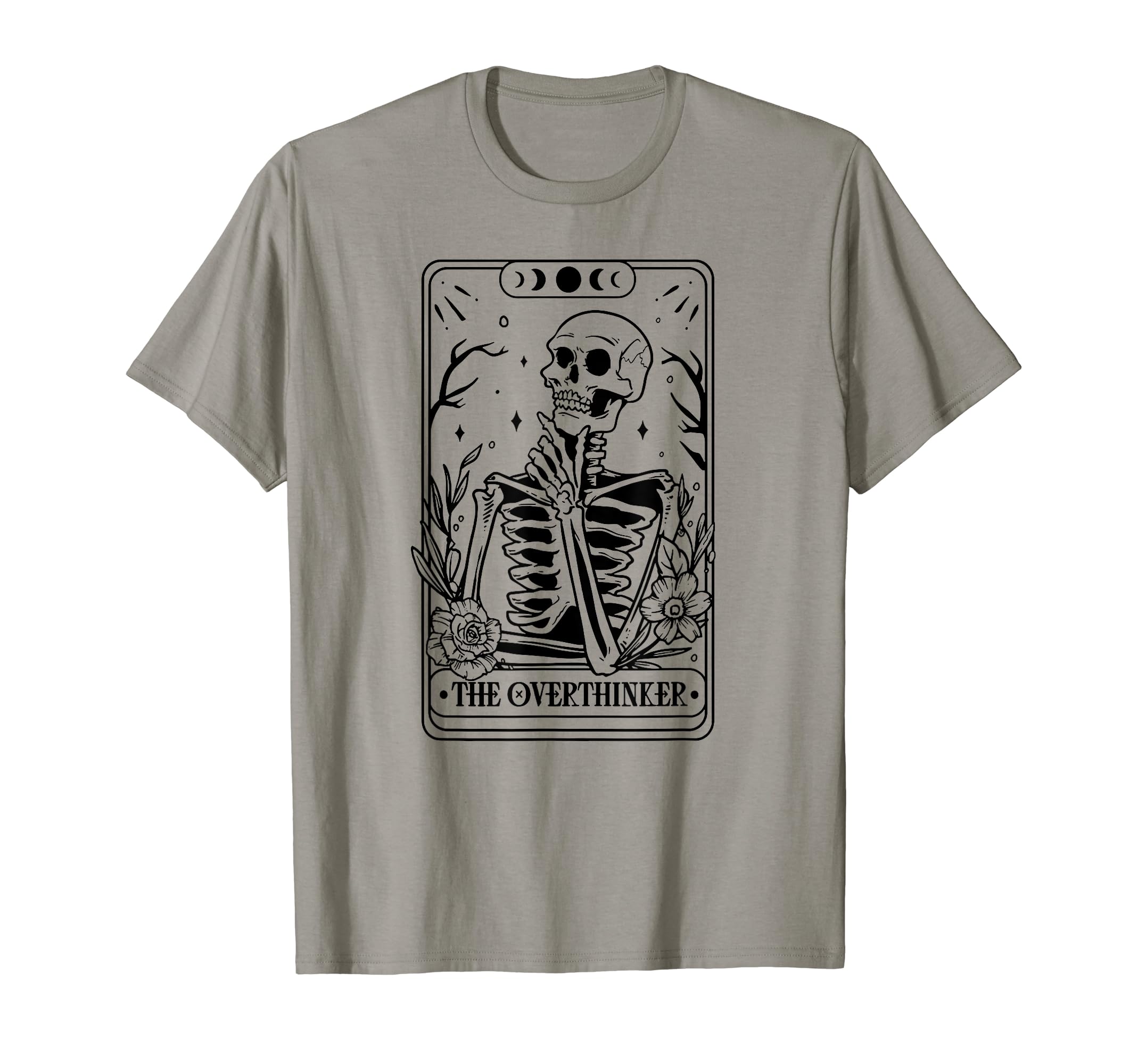 Overthinker Tarot Card Skeleton T-Shirt - Streetwear Style Men Women - T-Shirt, Sweatshirt, Hoodie