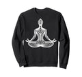 Meditation Silhouette Abstract Sweatshirt - Graphic Print for Adults - T-Shirt, Sweatshirt, Hoodie