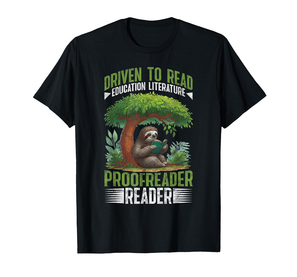 Driven To Read Education Literature T-Shirt - Aesthetic Graphic Unisex - T-Shirt, Sweatshirt, Hoodie