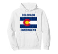 Colorado Contingent Colorado Flag Hoodie - Trendy Graphic Men Women - T-Shirt, Sweatshirt, Hoodie