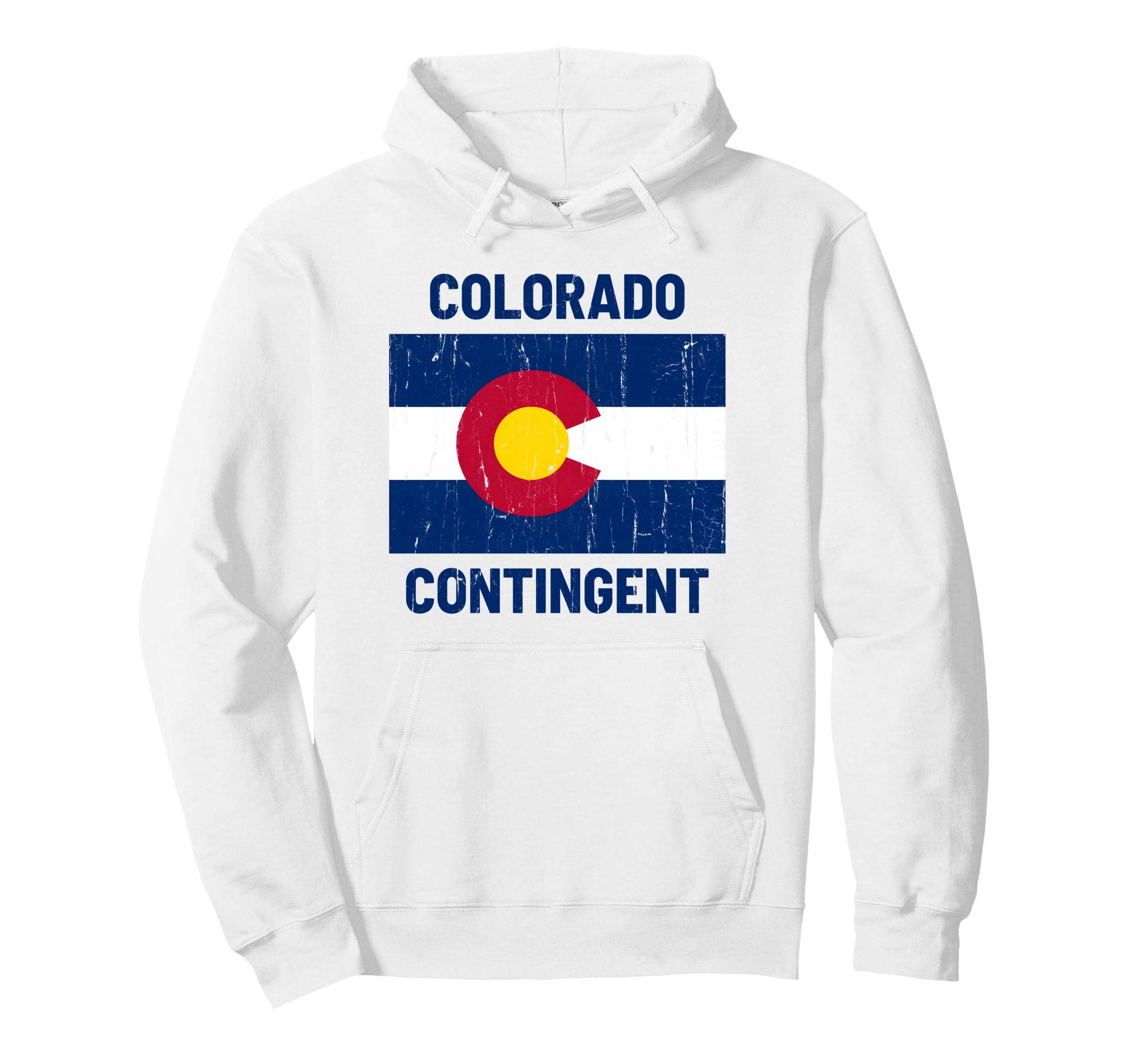 Colorado Contingent Colorado Flag Hoodie - Trendy Graphic Men Women - T-Shirt, Sweatshirt, Hoodie