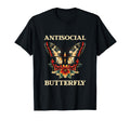 Antisocial Butterfly Gift T-Shirt - Graphic Print Men Women - T-Shirt, Sweatshirt, Hoodie