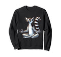 Meditation Lemur Yoga Pose Sweatshirt - Streetwear Style for Adults - T-Shirt, Sweatshirt, Hoodie