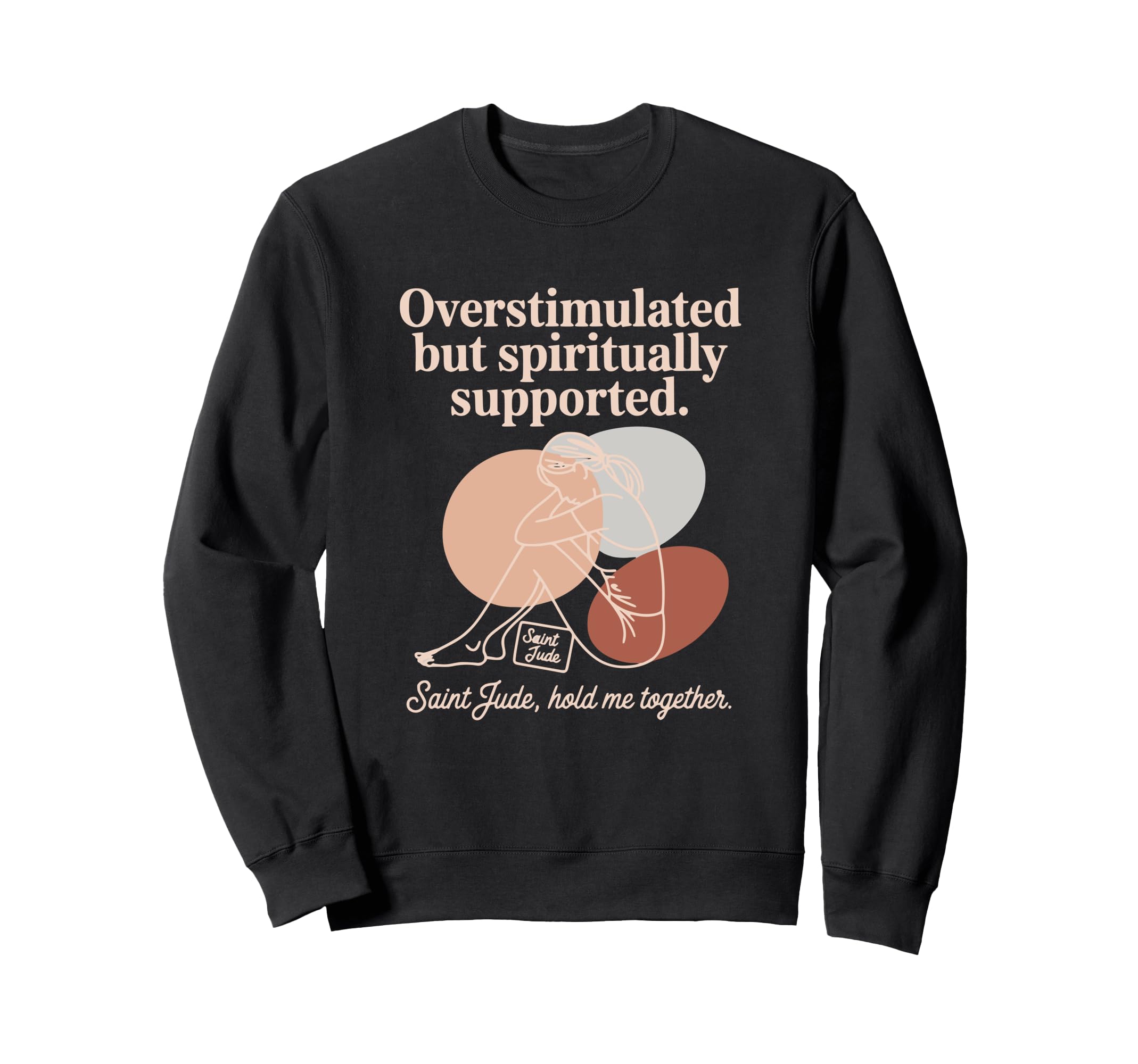 Catholic Saint Jude Sweatshirt - Casual Everyday Wear for Adults - T-Shirt, Sweatshirt, Hoodie