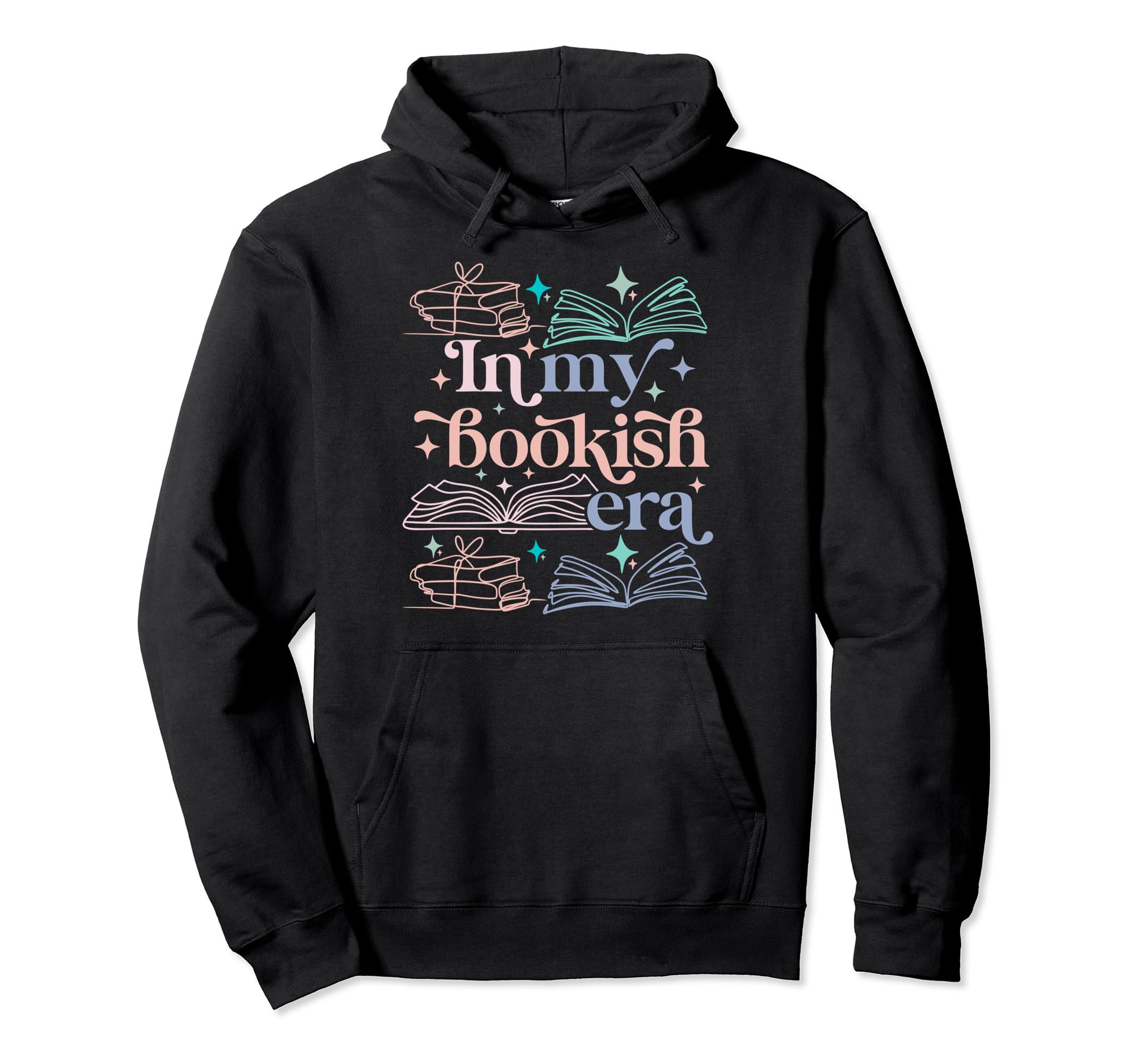 My Bookish Era Book Lover Hoodie - Novelty Apparel Unisex - T-Shirt, Sweatshirt, Hoodie