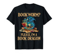 Bookworm Please Im Book Dragon T-Shirt - Graphic Print for Adults - T-Shirt, Sweatshirt, Hoodie