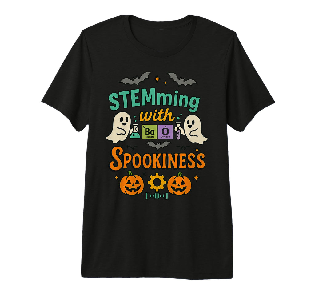 Halloween Stem Science Teacher T-Shirt - Novelty Apparel for Adults - T-Shirt, Sweatshirt, Hoodie