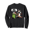Raccoon Motivation Keep Going Sweatshirt - Casual Everyday Wear for Adults - T-Shirt, Sweatshirt, Hoodie
