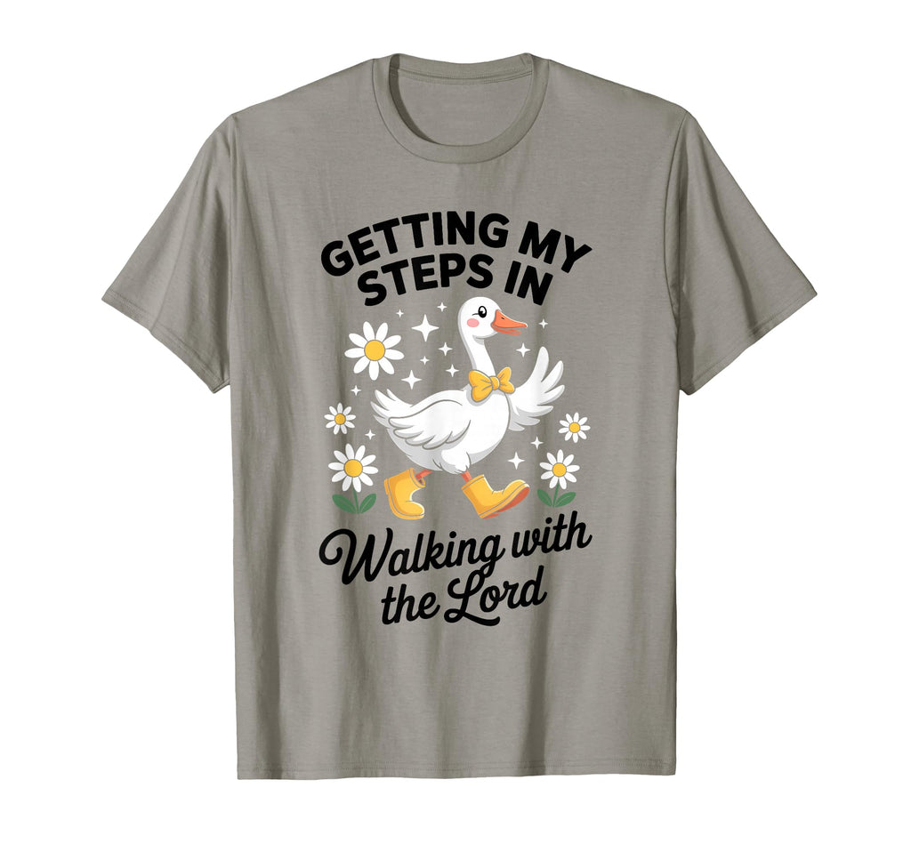 Getting My Steps Walking Lord Goose T-Shirt - Custom Art Print Men Women - T-Shirt, Sweatshirt, Hoodie