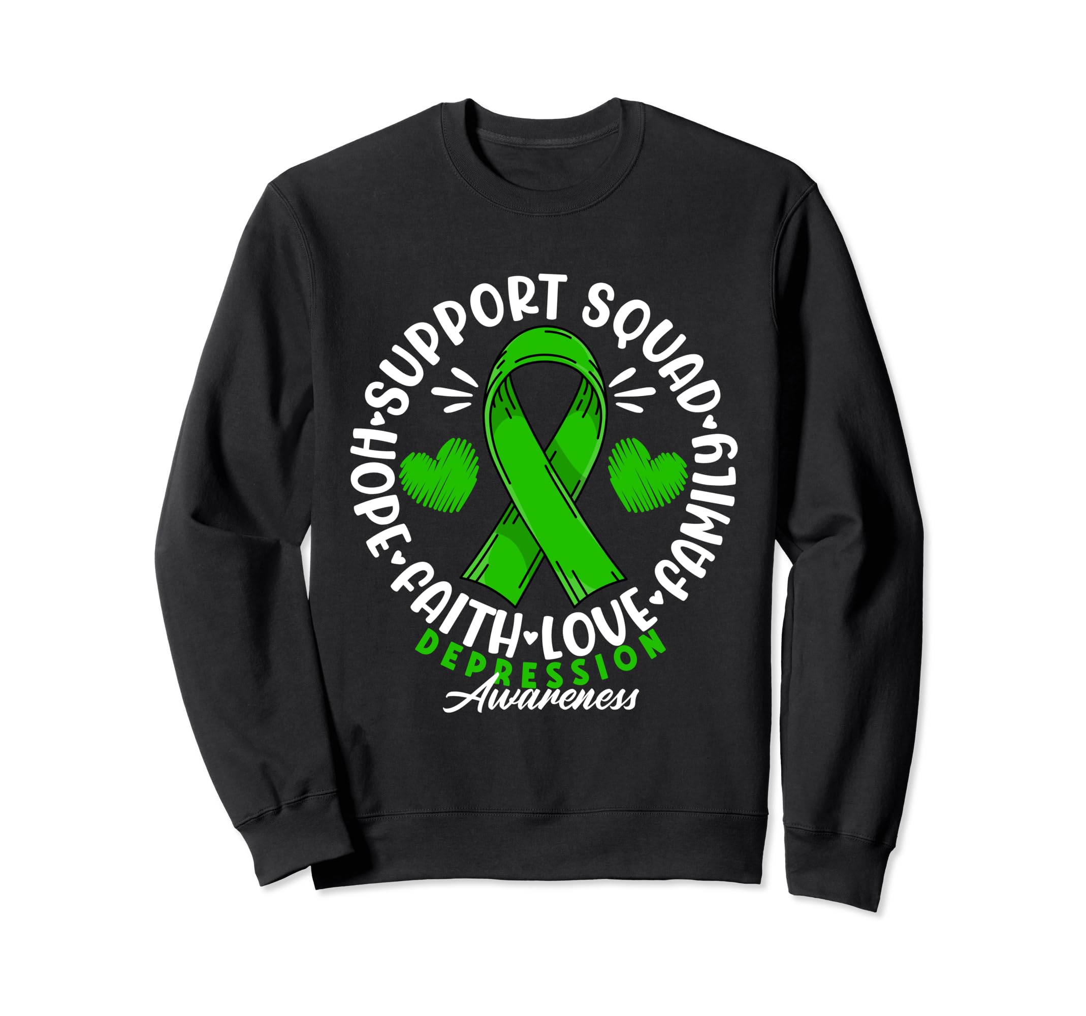 Support Awareness Squad I Mental Sweatshirt - Fun Novelty Design Men Women - T-Shirt, Sweatshirt, Hoodie