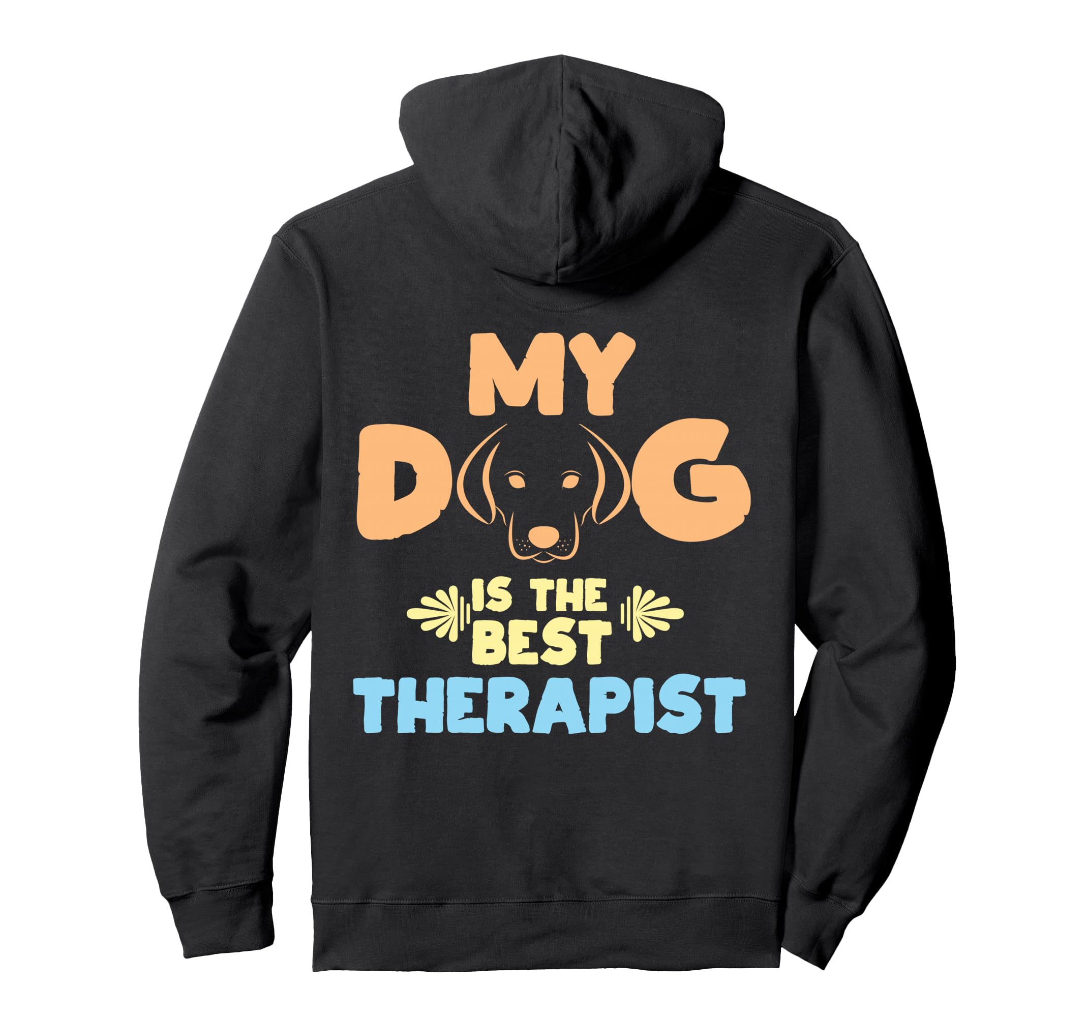 Mein Hund Ist Die Beste Therapie Hoodie - Aesthetic Graphic Men Women - T-Shirt, Sweatshirt, Hoodie