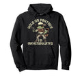 Hold Partner Im Overstimulated Funny Cowboy Hoodie - Unique Graphic Unisex - T-Shirt, Sweatshirt, Hoodie