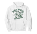 Doing My Best Goat Self Positive Care Hoodie - Unique Graphic Unisex - T-Shirt, Sweatshirt, Hoodie