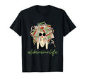 Funny Book Worm Librarian Messy Hair T-Shirt - Custom Art Print for Adults - T-Shirt, Sweatshirt, Hoodie