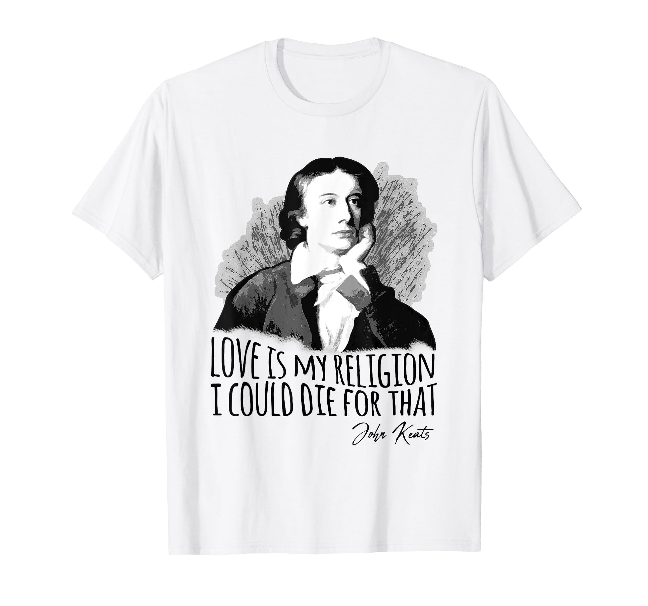 Romantic Poet Poetry Writing Author T-Shirt - Custom Art Print Men Women - T-Shirt, Sweatshirt, Hoodie