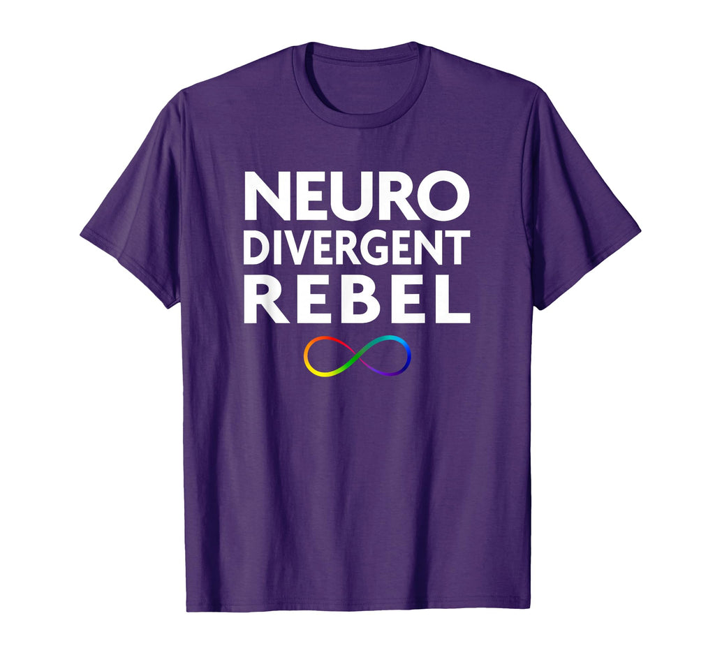 Red Instead Autism Neurodivergent Rebel T-Shirt - Graphic Print Unisex - T-Shirt, Sweatshirt, Hoodie