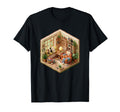 Cat Lover Reading Nook Clay Diorama T-Shirt - Aesthetic Graphic Unisex - T-Shirt, Sweatshirt, Hoodie
