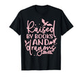 Raised Books And Dragons Fantasy Book T-Shirt - Graphic Print Men Women - T-Shirt, Sweatshirt, Hoodie