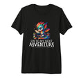 To My Next Adventure Funny Dragon Reading T-Shirt - Graphic Print Unisex - T-Shirt, Sweatshirt, Hoodie