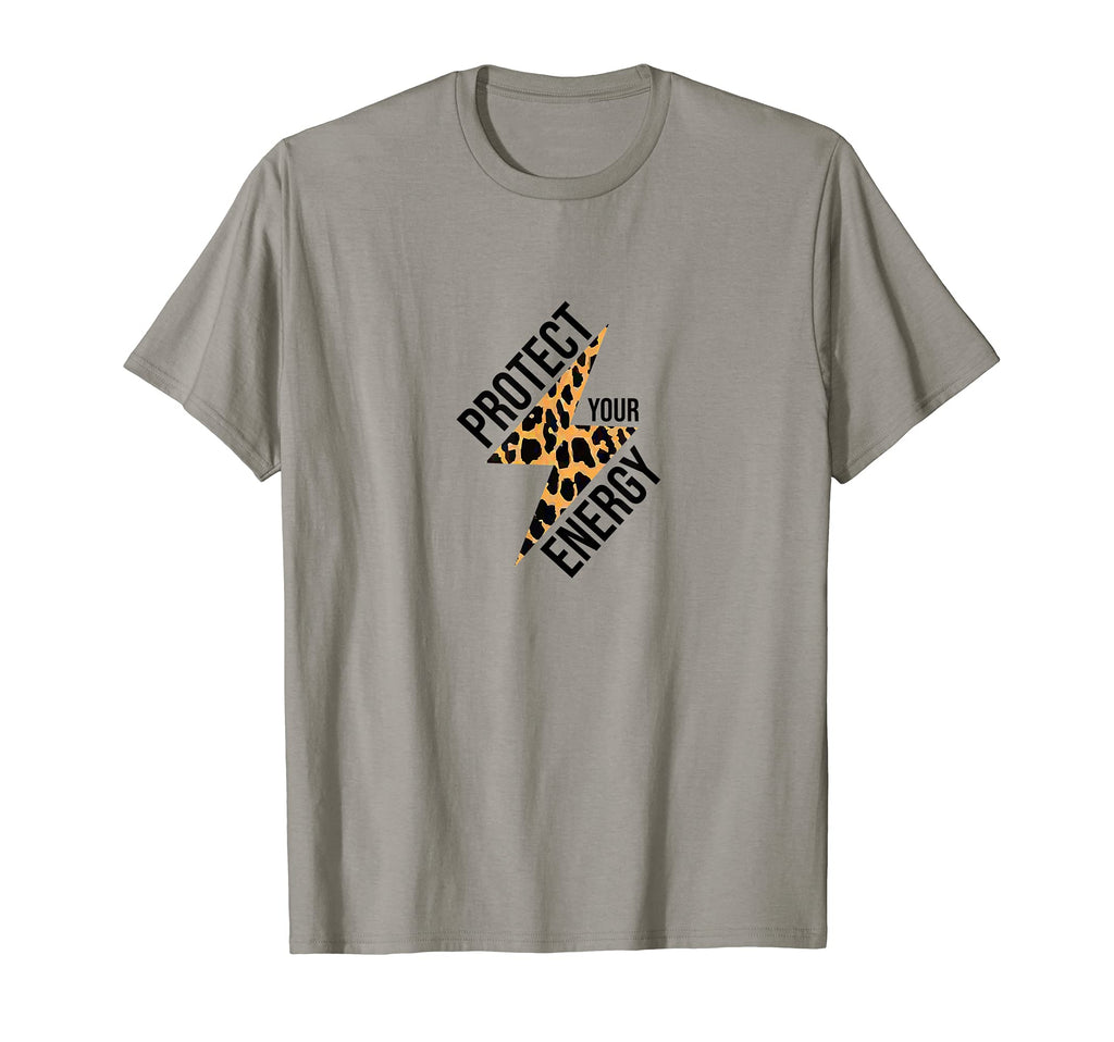 Protect Your Energy Cheetah Animal T-Shirt - Fun Novelty Design for Adults - T-Shirt, Sweatshirt, Hoodie