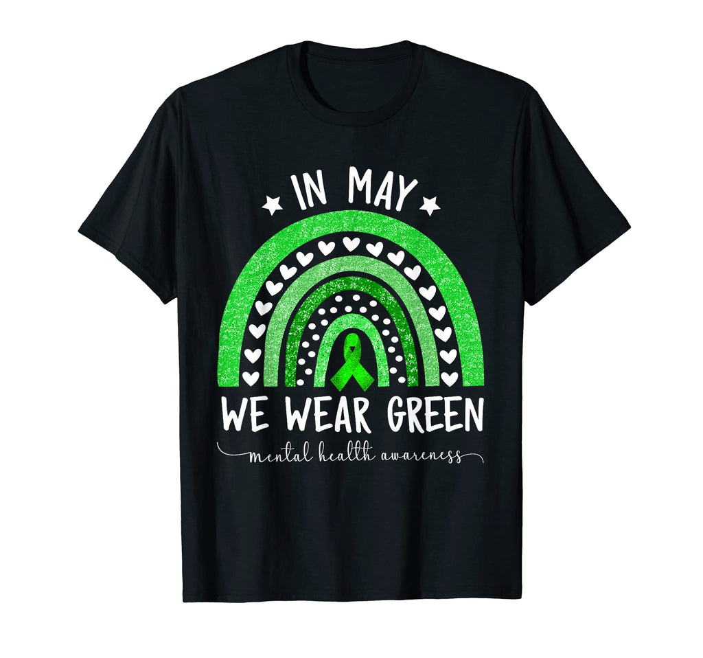 May I Wear Green Mental Health T-Shirt - Aesthetic Graphic for Adults - T-Shirt, Sweatshirt, Hoodie