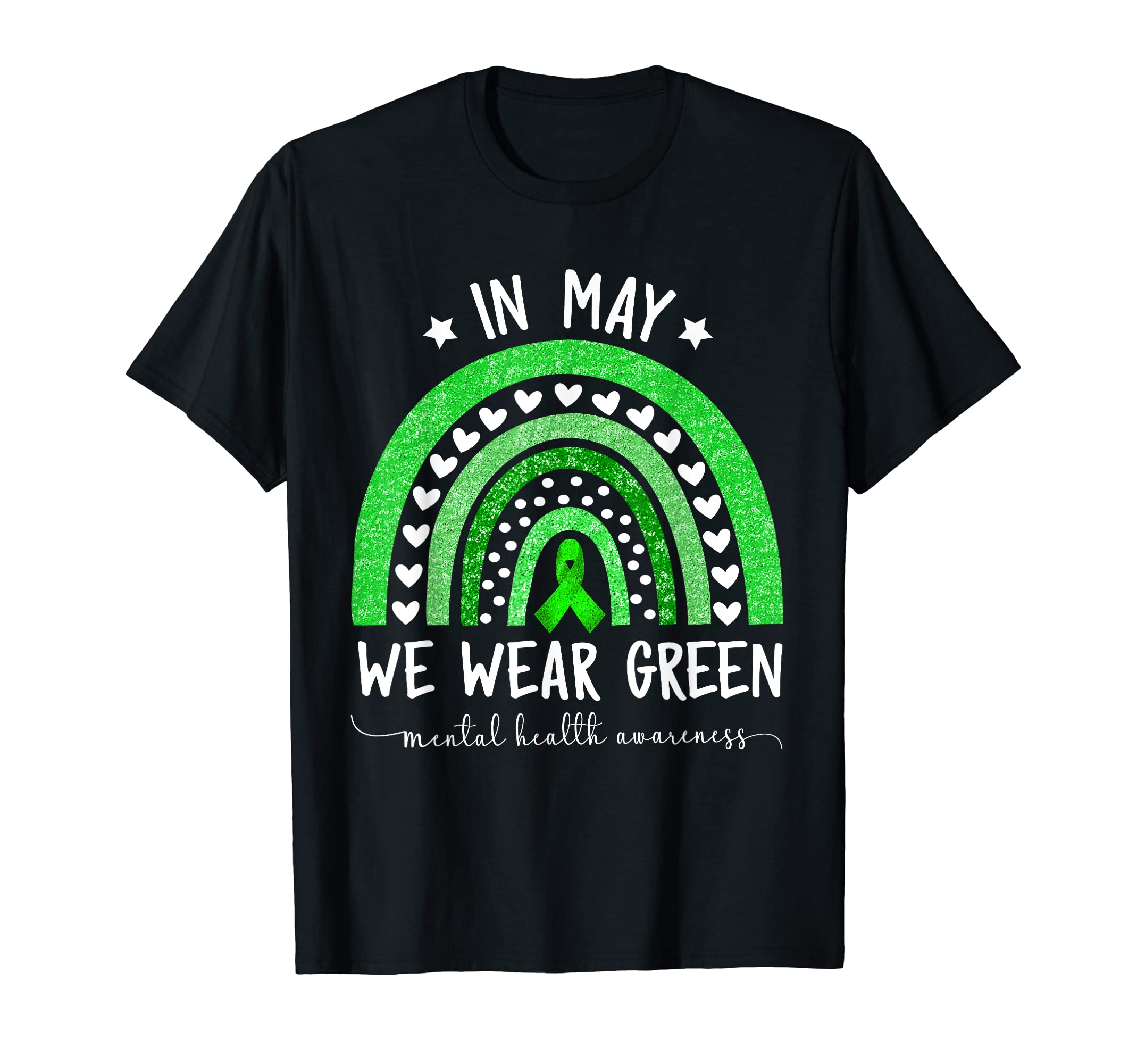 May I Wear Green Mental Health T-Shirt - Aesthetic Graphic for Adults - T-Shirt, Sweatshirt, Hoodie