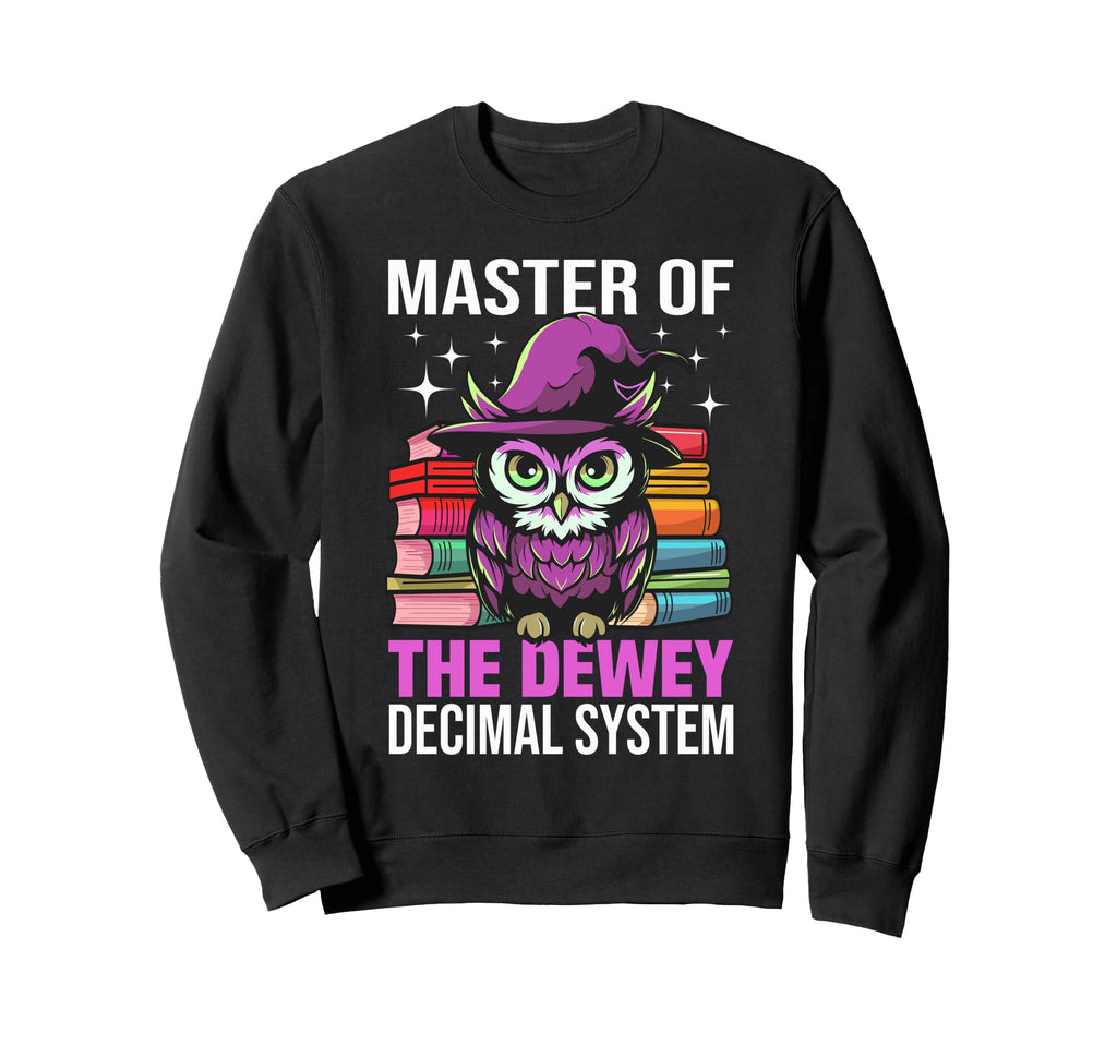 Librarian Book Nerd Owl Loves Sweatshirt - Streetwear Style Men Women - T-Shirt, Sweatshirt, Hoodie