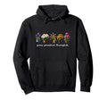 Grow Positive Thoughts Inspirational Hoodie - Custom Art Print Unisex - T-Shirt, Sweatshirt, Hoodie