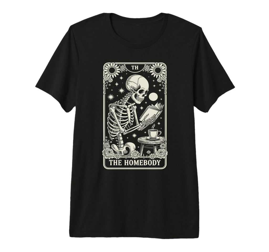 Homebody Tarot Indoorsy Antisocial T-Shirt - Streetwear Style for Adults - T-Shirt, Sweatshirt, Hoodie