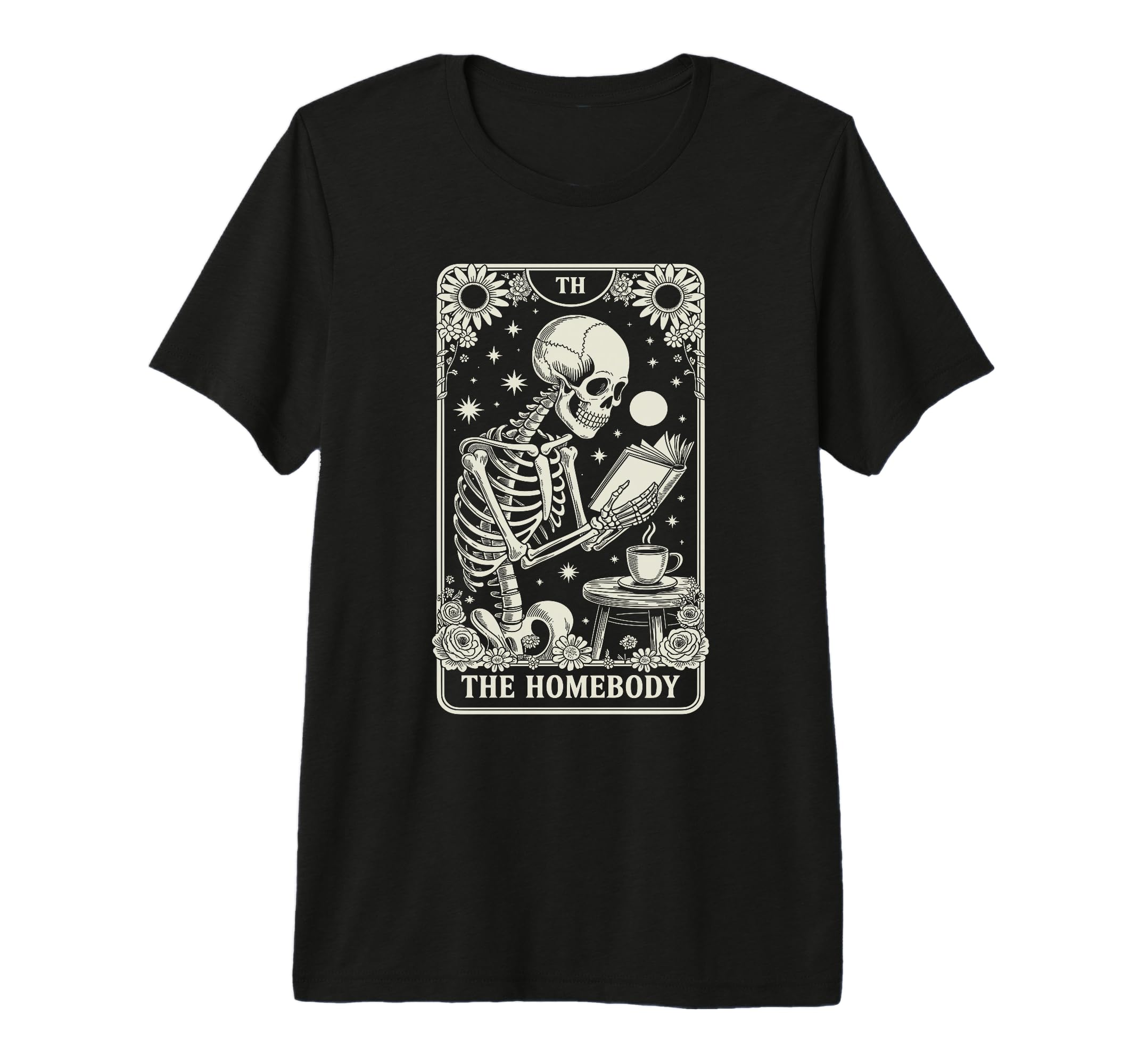 Homebody Tarot Indoorsy Antisocial T-Shirt - Streetwear Style for Adults - T-Shirt, Sweatshirt, Hoodie