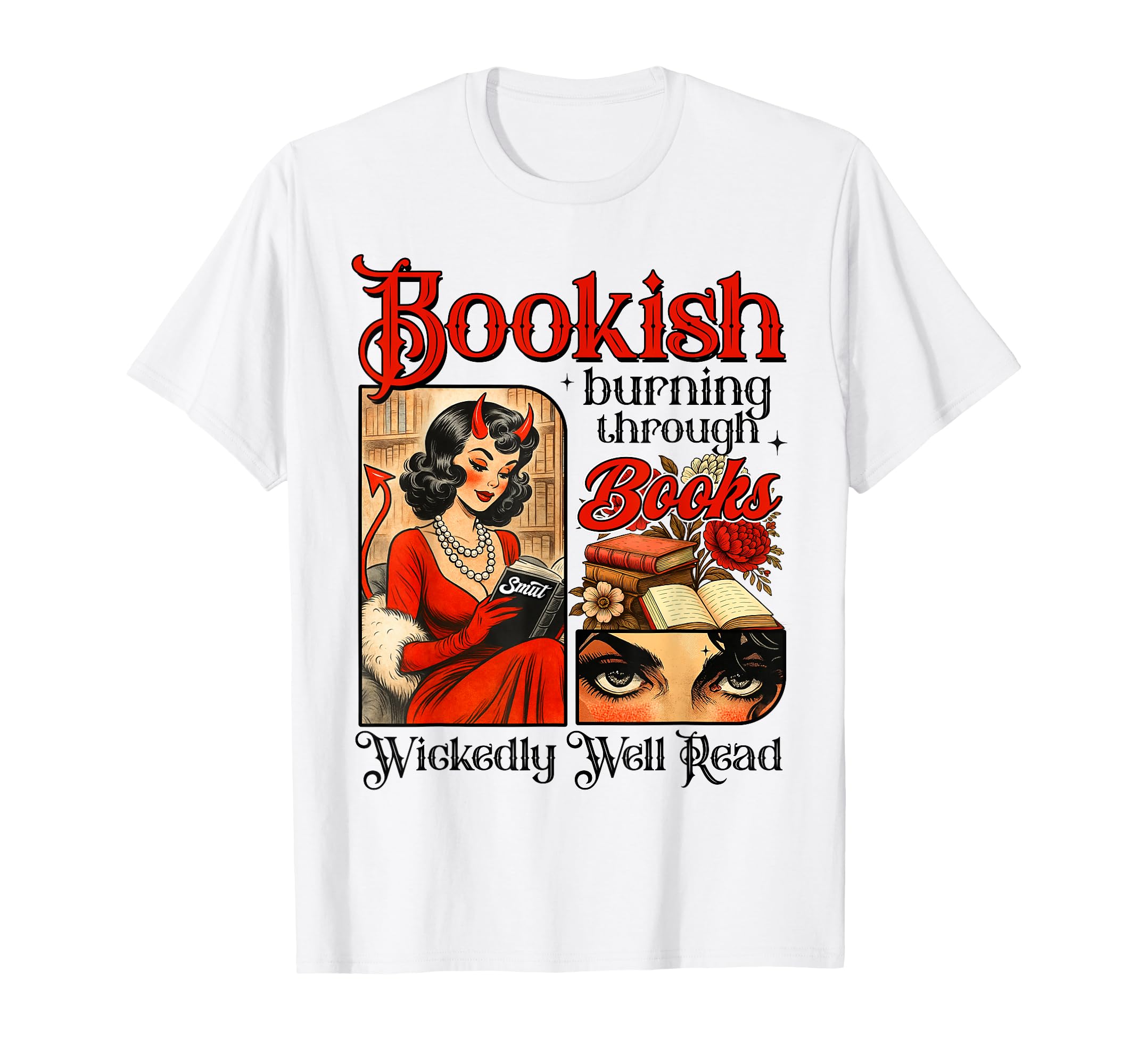Smut Reader Dark Romance Spicy Bookish T-Shirt - Trendy Graphic for Adults - T-Shirt, Sweatshirt, Hoodie