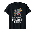 Joyful Easily Distracted Dragons And T-Shirt - Novelty Apparel Men Women - T-Shirt, Sweatshirt, Hoodie