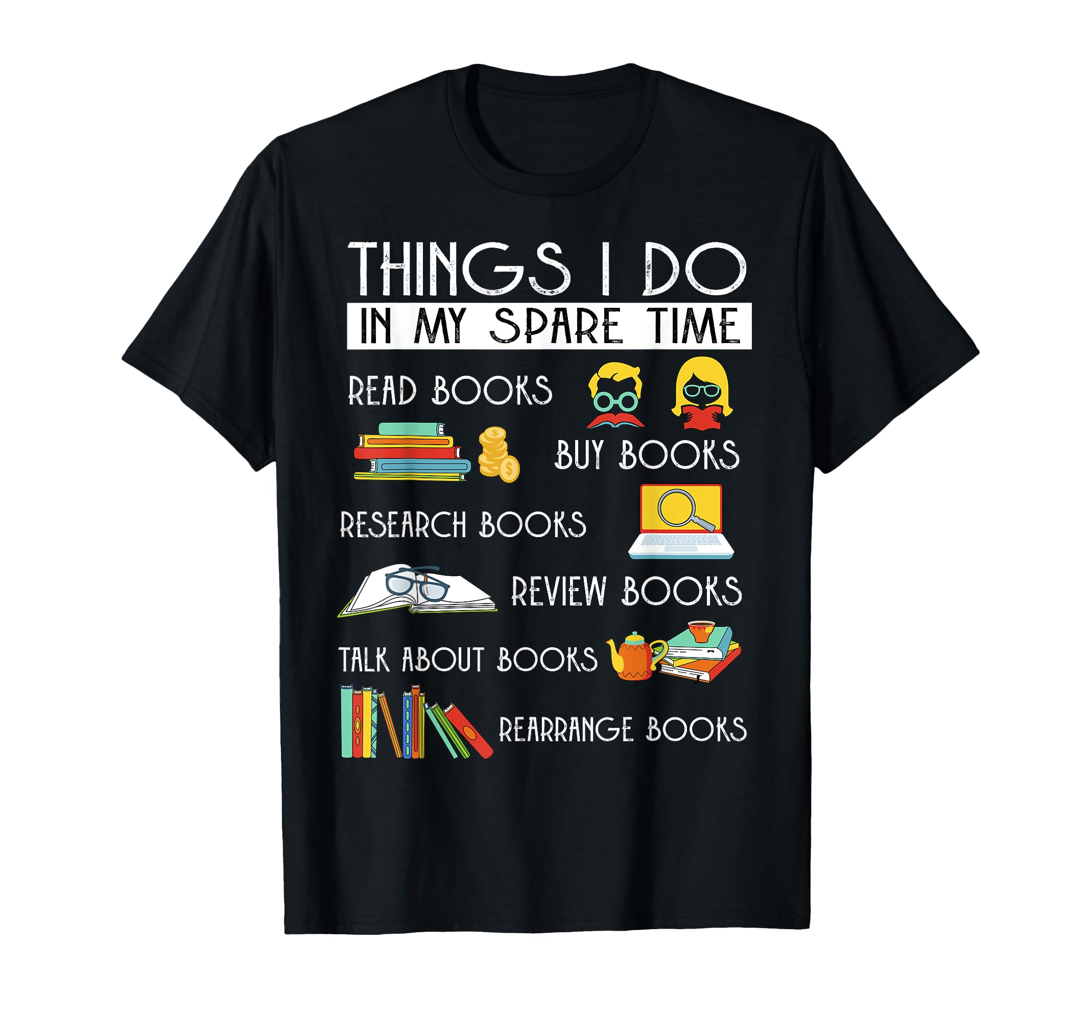Read Book Reading Books Bookworm T-Shirt - Trendy Graphic Unisex - T-Shirt, Sweatshirt, Hoodie