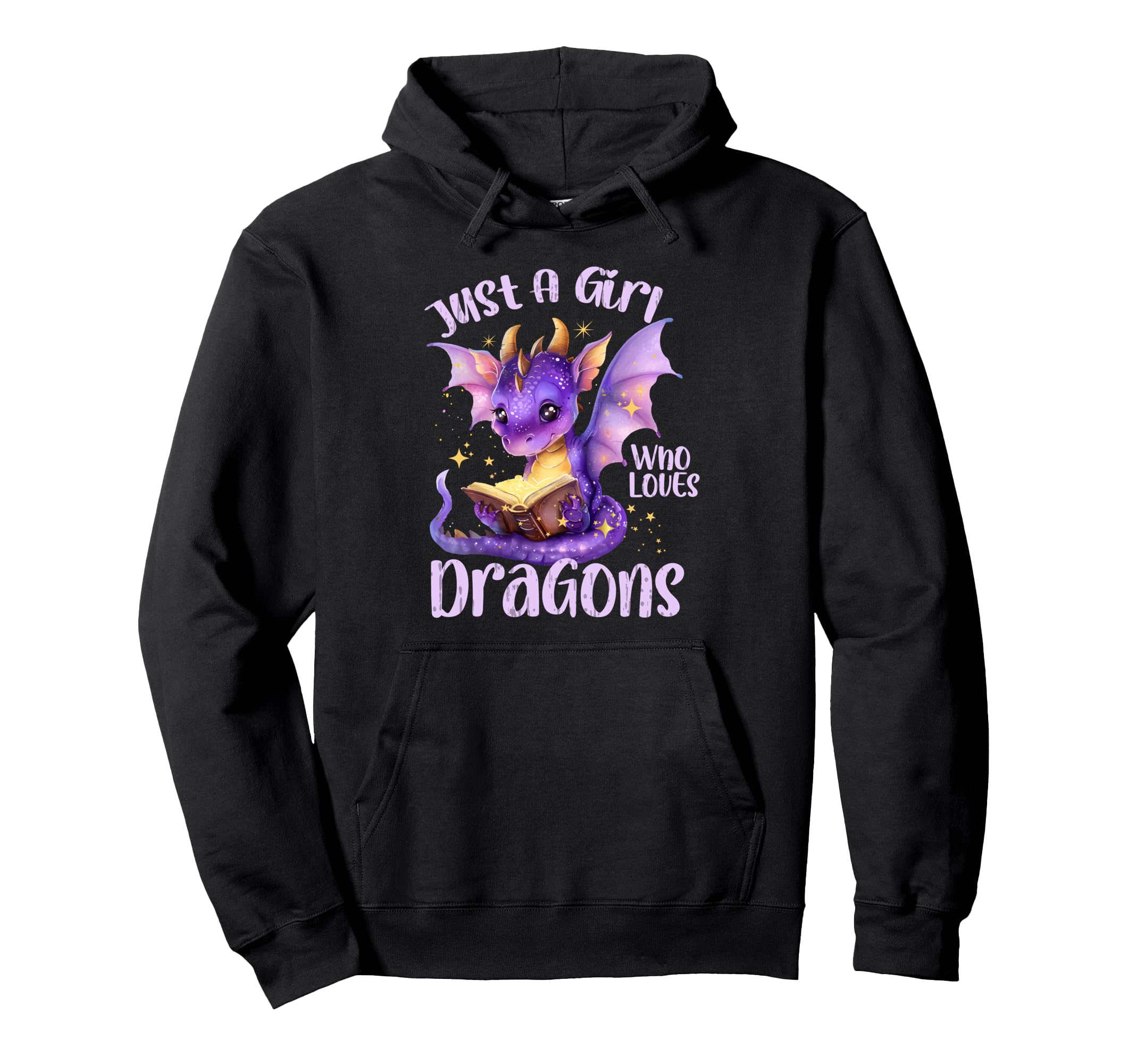 Just Who Loves Dragons Books Bookworm Theme Hoodie - Graphic Print Unisex - T-Shirt, Sweatshirt, Hoodie