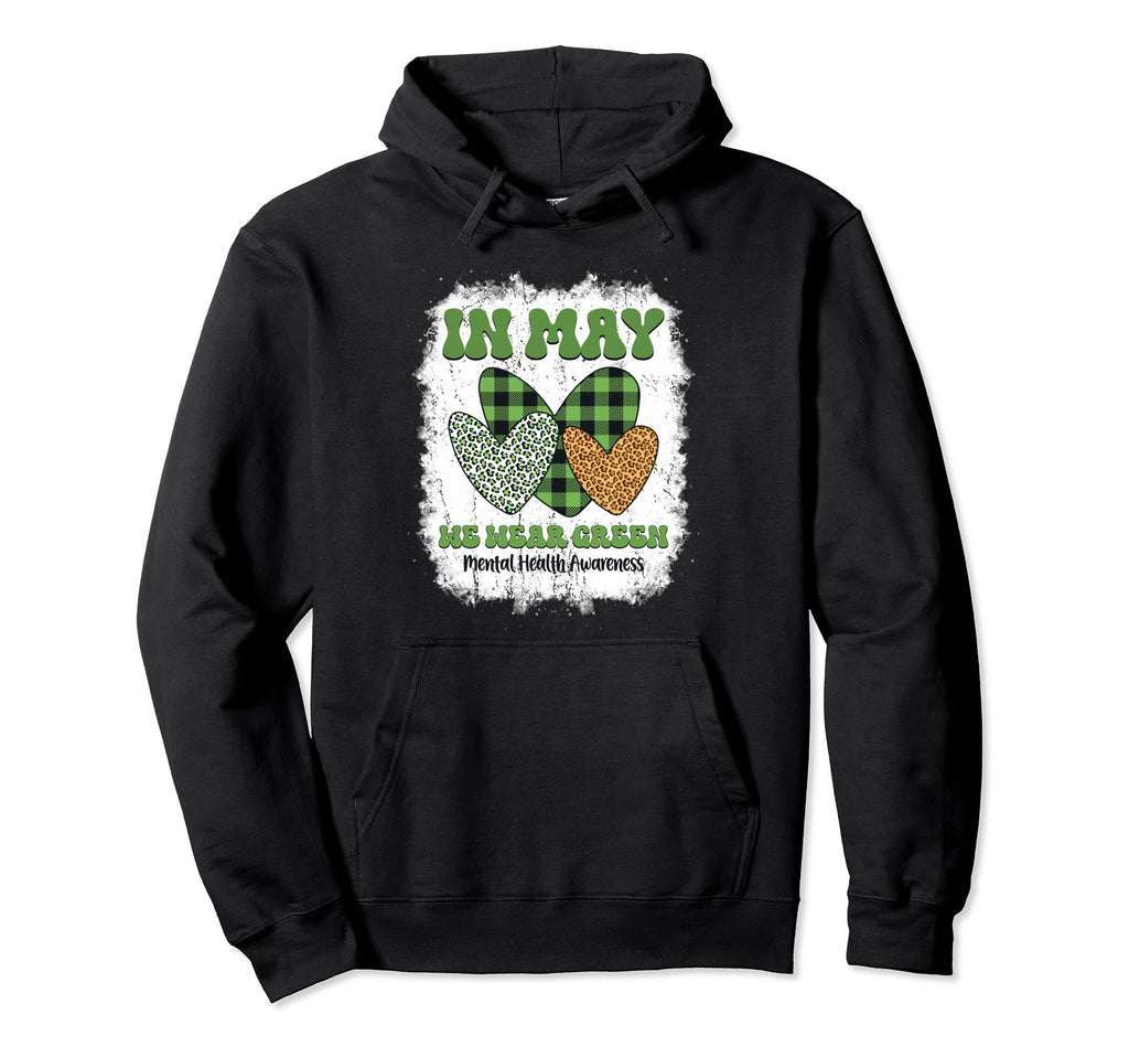 Green Leopard May We Wear Green Hoodie - Aesthetic Graphic for Adults - T-Shirt, Sweatshirt, Hoodie