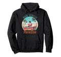 Cat Nerd Paradise Beach And Books Hoodie - Fun Novelty Design for Adults - T-Shirt, Sweatshirt, Hoodie