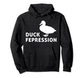 Duck Fepression Mental Health Hoodie - Unique Graphic for Adults - T-Shirt, Sweatshirt, Hoodie