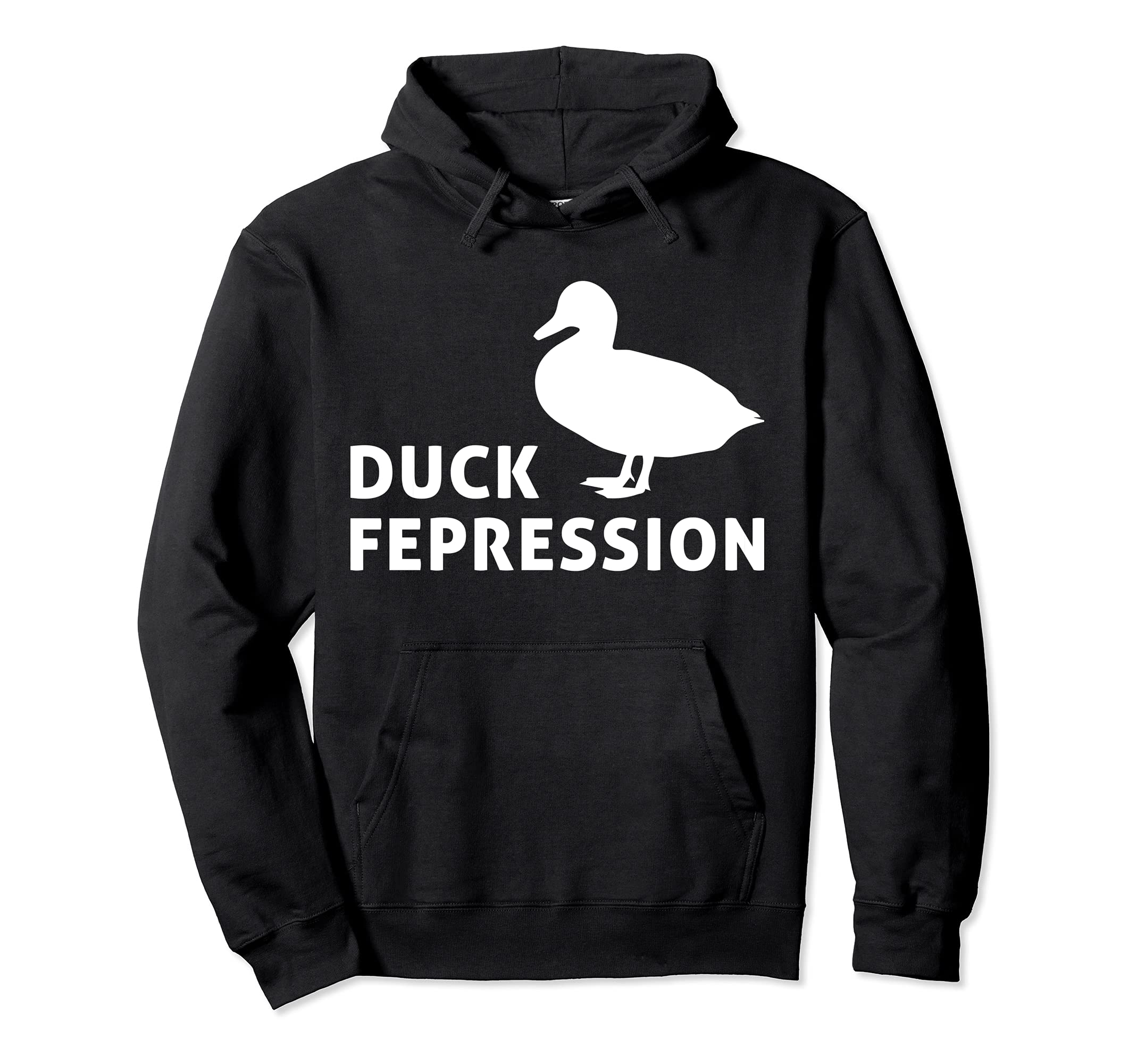 Duck Fepression Mental Health Hoodie - Unique Graphic for Adults - T-Shirt, Sweatshirt, Hoodie