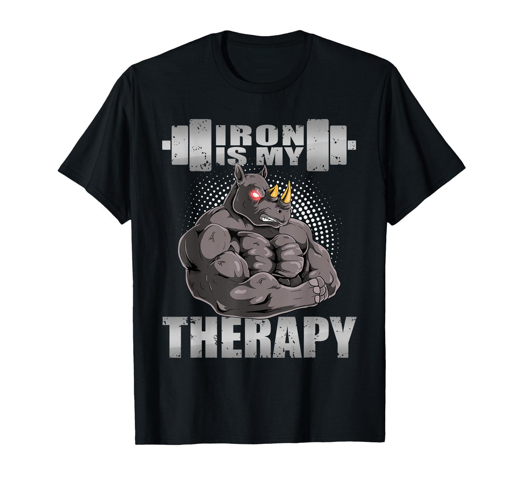Rhinoceros Rhino Powerlifter Workout Gym T-Shirt - Streetwear Style Unisex - T-Shirt, Sweatshirt, Hoodie