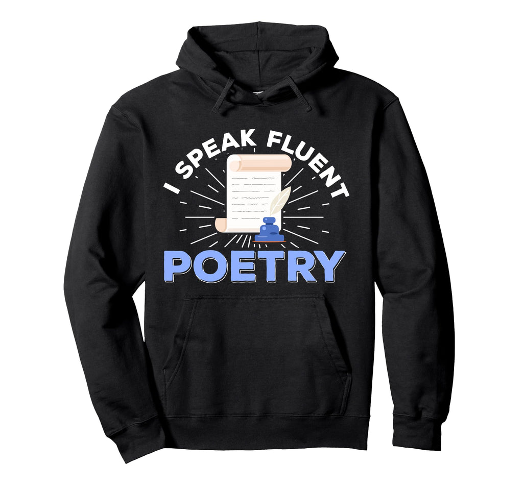 Poetry Poem Author Literature Book Hoodie - Custom Art Print for Adults - T-Shirt, Sweatshirt, Hoodie
