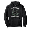 Antisocial Butterfly Hoodie - Aesthetic Graphic for Adults - T-Shirt, Sweatshirt, Hoodie