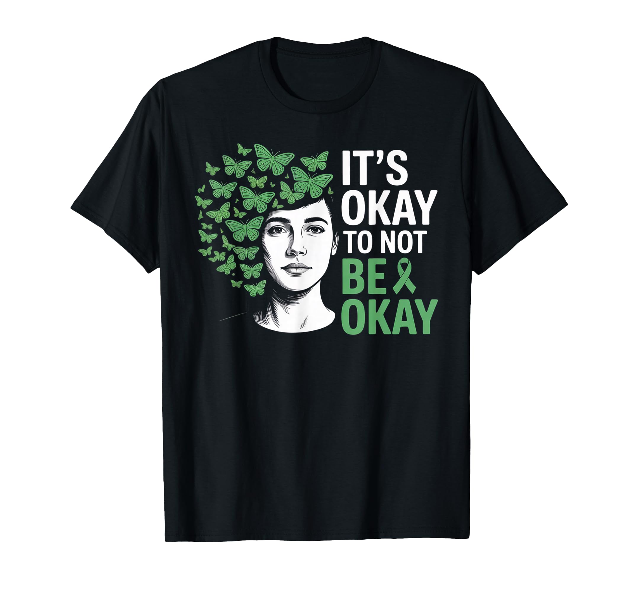 Its Okay To Not Be Okay Mental Health T-Shirt - Minimalist Print Men Women - T-Shirt, Sweatshirt, Hoodie