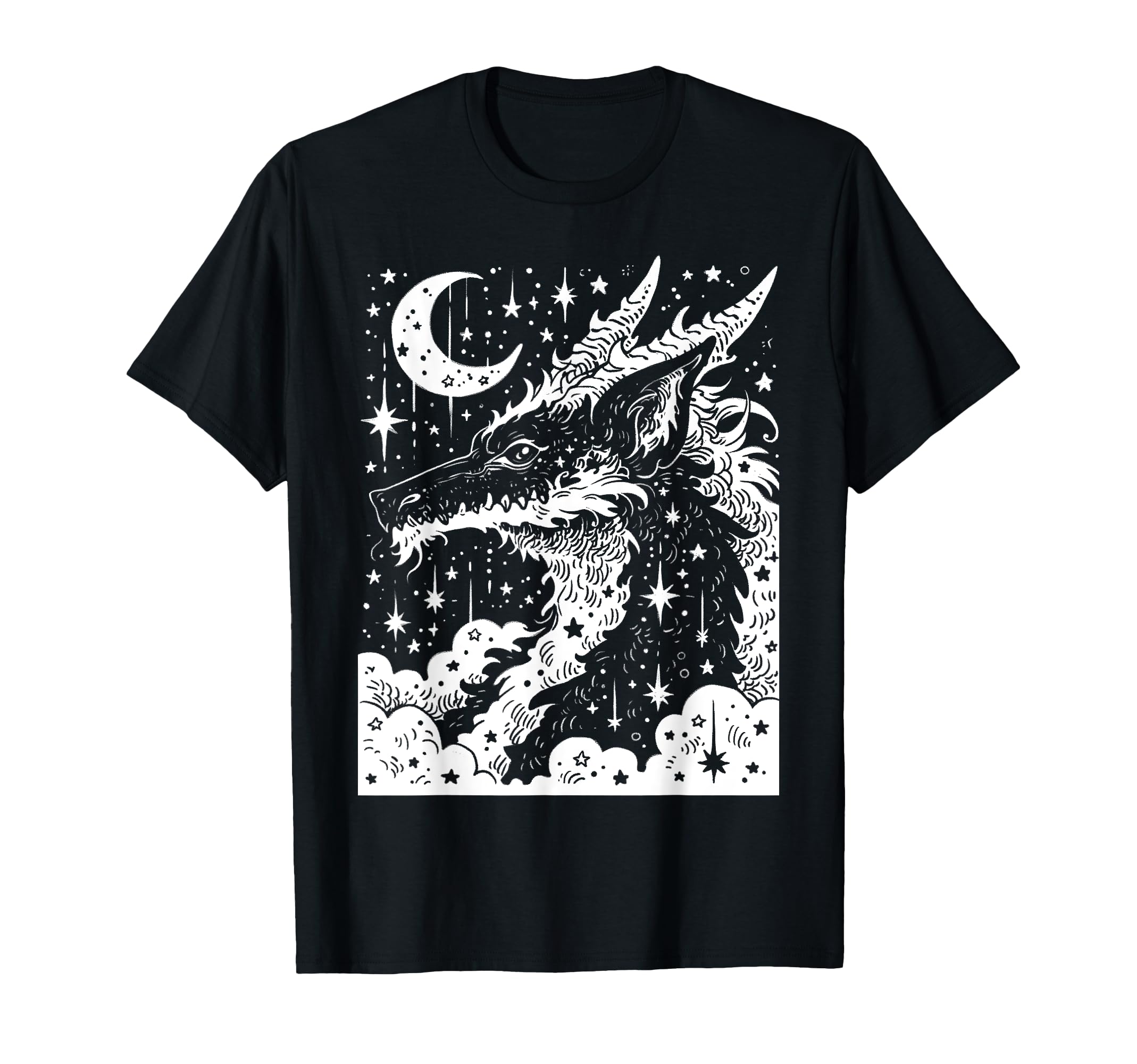 Dark Academia Fantasy Dragon Book T-Shirt - Unique Graphic for Adults - T-Shirt, Sweatshirt, Hoodie