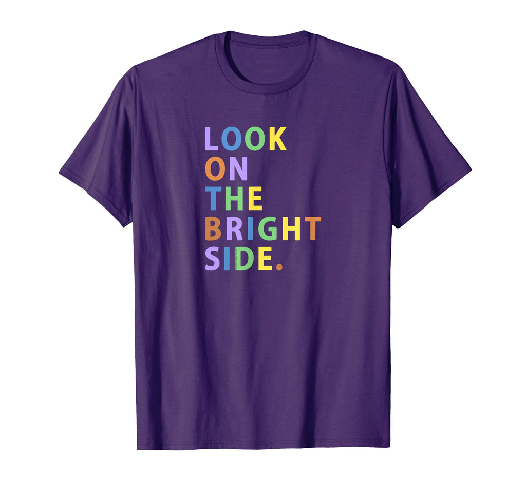 Bright Side Gratitude Positive Message T-Shirt - Unique Graphic for Adults - T-Shirt, Sweatshirt, Hoodie