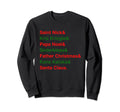 Santa Claus Names Around World Sweatshirt - Minimalist Print Unisex - T-Shirt, Sweatshirt, Hoodie